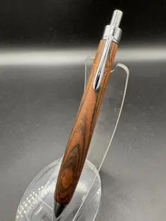 422ペン工房翌檜　サイアミーズローズウッド　縮杢　木軸シャーペン　ボールペン 422ペン工房翌檜 サイアミーズローズウッド 縮杢 木軸シャーペン