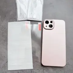 iPhone 13 スマホケース ガラスフィルム 付属 指紋防止 薄型