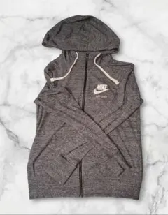 NIKE ナイキ レディース パーカー Lサイズ グレー フルジップ