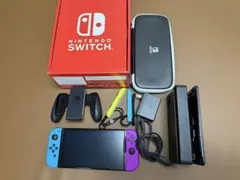 小*ん様 Nintendo Switch (有機ELモデル) 青/紫　中古美品