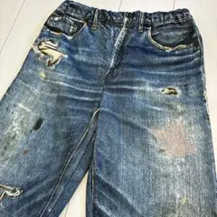 レギュラー古着！C.P.S 転写デニム スウェット ショーツ ハーフパンツ