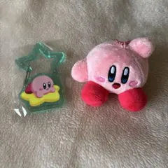 星のカービィ　お座りぬいぐるみマスコット2 きらきらアクリルカラビナ