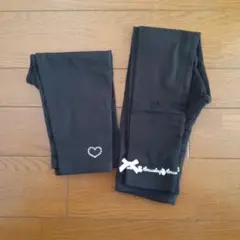 ブラックスパッツ ２枚セット　130cm