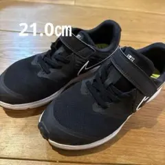 NIKEブラック スニーカー21.0