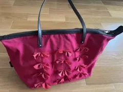 レッド トートバッグ