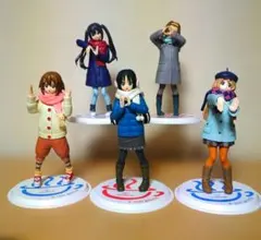 けいおん DXF 平沢唯 中野梓 秋山澪 田井中律 琴吹紬 フィギュア
