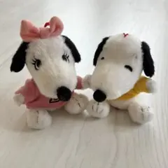 スヌーピー ベル ぬいぐるみマスコット セット