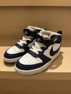 Nike ネイビー/ホワイト ハイカットスニーカー　16cm