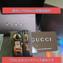 ⭐【超美品レア】グッチ6100.Lゴールドブレスレット腕時計 - メルカリ