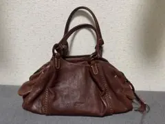 ✨良品✨ コールハーン トートバッグ ギャザー ステッチ ロゴ型押し