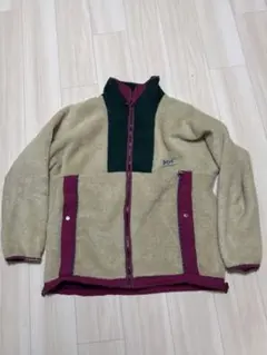 Helly Hansen フリースジャケット ベージュ/グリーン/パープル