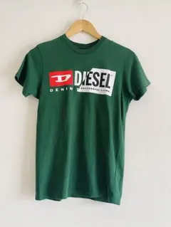 【超良品】DIESELディーゼル 半袖Tシャツ グリーン メンズ レディースのサムネイル