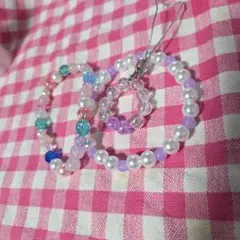ハンドメイド パールビーズ ブレスレットセット