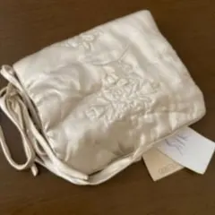 訳あり　近沢レース　シルク　アクセサリー　ポーチ　ケース　絹100%