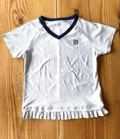 FILA レディーステニスウェア　半袖Tシャツ　グレー