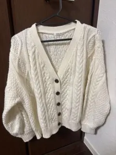 Honeys ニット カーディガン アイボリー