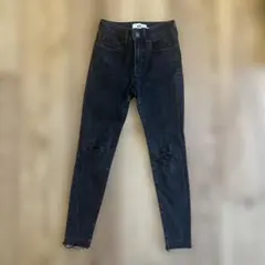 AZUL BY MOUSSY スキニーデニム XXS ブラック