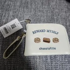 REWARD MYSELF　chocolafille　パスケース　ホワイト　新品