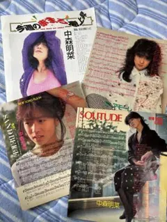 中森明菜 さんデビュー8年目切り抜き1枚ラミネート加工済 - メルカリ