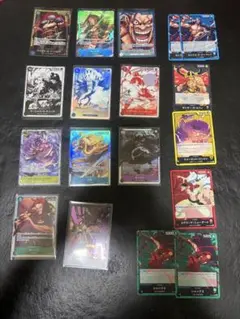 ゆ*か様 18枚まとめ売り SEC SR パラレル ワンピースカードゲーム 決戦