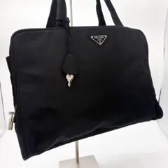 ♡美品♡ PRADA テスート ハンドバッグ トートバッグ ナイロン カデナ付き