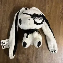 新品】汎用うさぎ 手乗り鎮座ぬいぐるみ Eyepatch Ver White - メルカリ