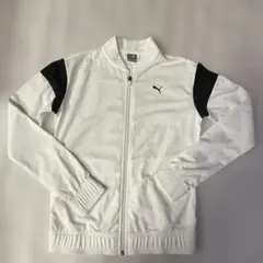 PUMA ジップアップジャケット ホワイト/ブラック