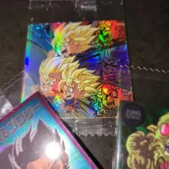 ドラゴンボール超戦士シールウエハース超 ・UGR 悟空&悟飯&悟天　オマケ