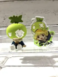 ドクターストーン スイカ ちょこラバ アクリルキーホルダー セット