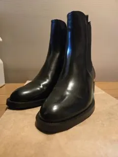 サイドゴアブーツ ブラック ヒール