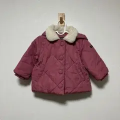 Petit main ピンク 中綿コート サイズ80