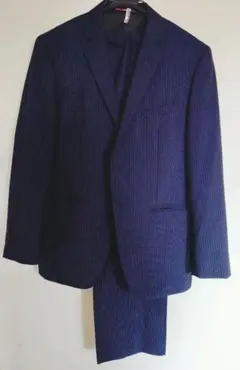 ネイビー ストライプ ビジネススーツ　ORIHICA　165