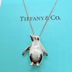 【美品】ティファニーペンギン ネックレス アニマルモチーフ シルバーのサムネイル