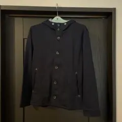 送料無料/GU ジーユー/フード付きジャケット/ネイビー