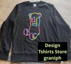 カラフルクマイラスト スウェット L