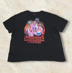 ち*こ様 ストレンジャーシングス Tシャツ US ドラマ ブラック XXL