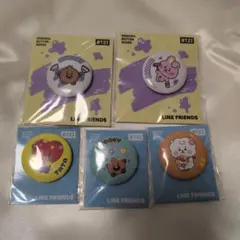 BT21 缶バッジ セット
