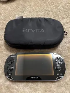 【ジャンク】PS Vita PCH-1100 クリスタル・ブラック 動作未確認