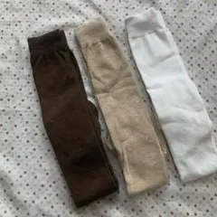 新品　ニーハイソックス 秋冬用　23〜25cm 3足 レディース　ハイソックス