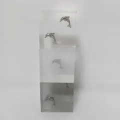 4℃ ヨンドシー アクリル製 イルカ オブジェ 置物のサムネイル