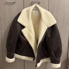 SPICK & SPAN ショート丈ムートンコート