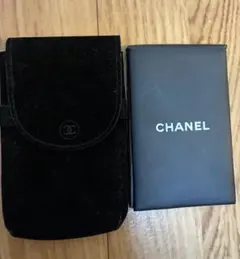 CHANEL 折りたたみミラー ブラック