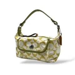 Coach Scribble C Khaki Green Mini Bag