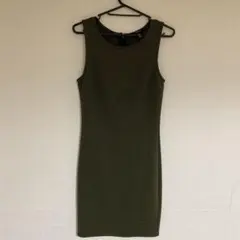 Forever 21 カーキ タイト ワンピース