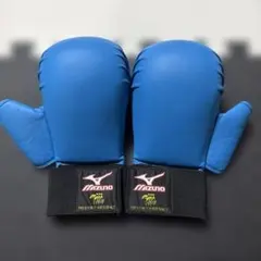 ミズノ　拳サポ　組手　青　Mサイズ