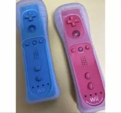Wii WiiU用 リモコンプラスセット　ブルー ピンク