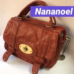 永遠の✨ Nananoel ナナノエル ✨　2way ショルダーバッグ　レザーのサムネイル