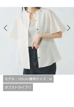 グローバルワーク イージーケアリネンフリルブラウス GLOBAL WORK