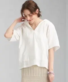SC Wガーゼ フード ブラウスのサムネイル