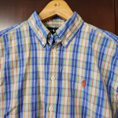 値下げしました♡ラルフローレン 半袖チェックシャツ キッズ15０㎝